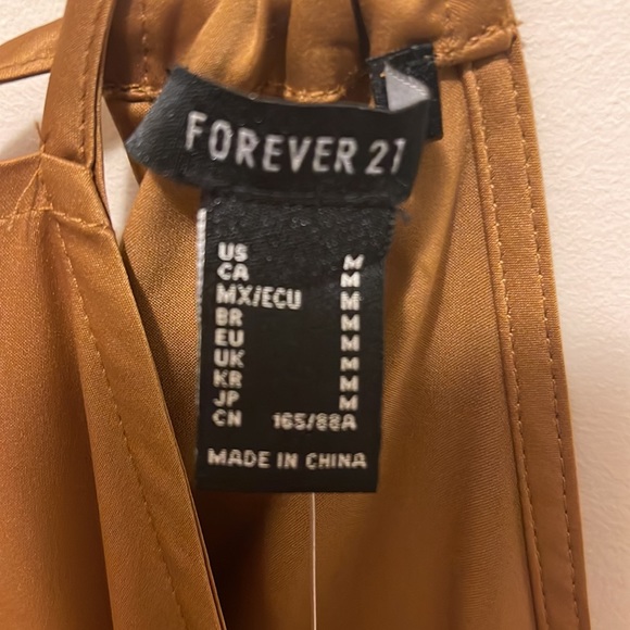 Forever 21 gold dress size M - Picture 5 of 10